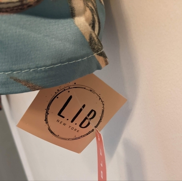 L.I.B Tropical Satin Kimono OS - Picture 3 of 4